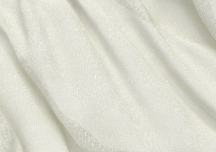 Petra Voile, Simple White - Twist&Fit Roman Blind - Image 4